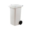Plastová Plastová popelnice s kolečky (240 l)bílá