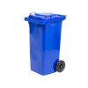 Plastová popelnice s kolečky (240 l) modra