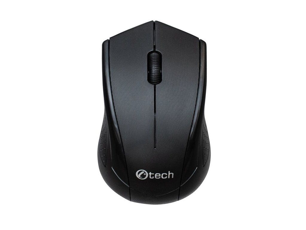 C-TECH WLM-07/Kancelárska/Optická/1 200 DPI/Bezdrôtová USB/Čierna
