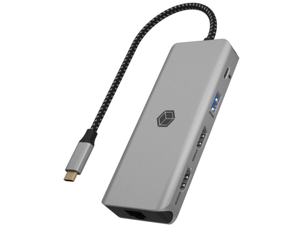RAIDSONIC ICY BOX USB Type-C/2HDMI+USB+Type C+RJ45