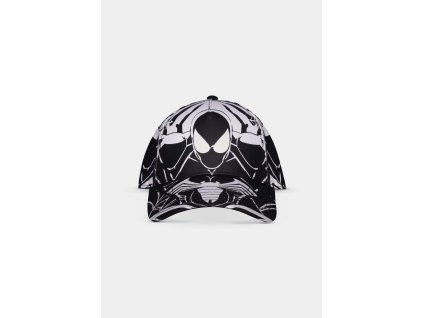 Spider-Man - Men's AOP Adjustable Cap (Barva Black)