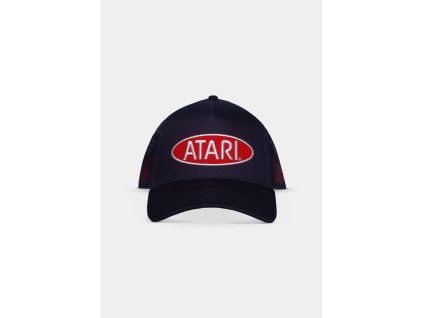 Atari Varsity seven panel trucker cap (Barva Blue)