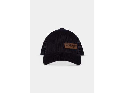 Wrangler - Black Trucker Cap (Barva Grey)