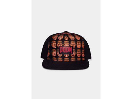 Doom - Men's Snapback Cap (Barva Black)