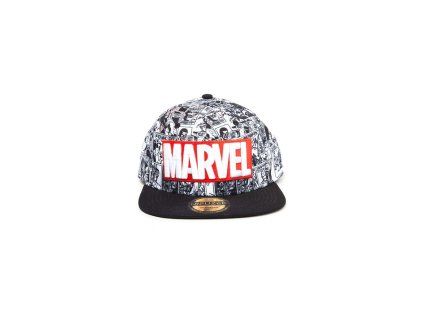 Marvel - Classic Red and White Logo Snapback (Barva Multicolor)