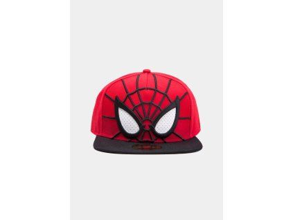 Spider-Man - 3D Snapback with Mesh Eyes (Barva Red)