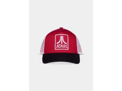 Atari - Men's Classic Logo Trucker Cap (Barva Red)