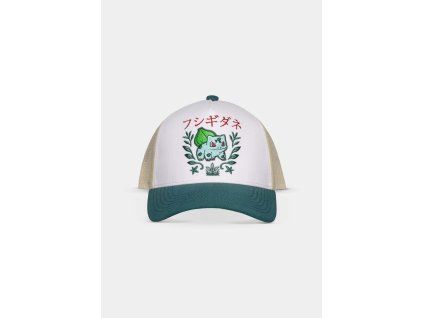 Pokémon - Bulbasaur Trucker Cap (Barva Off-White)