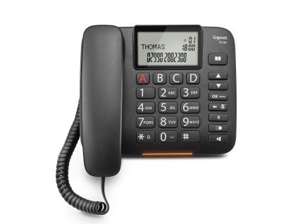DL380 Black Top View incoming call s