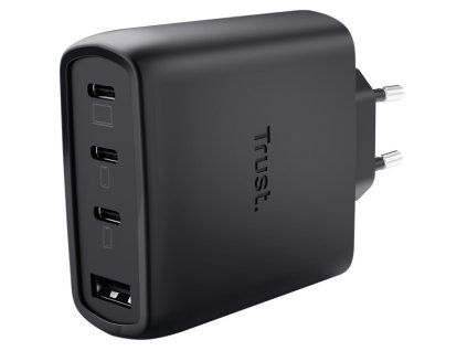 TRUST MAXO 65W 4P GAN CHARGER BLK