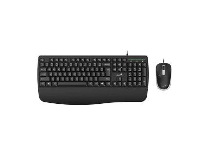 GENIUS KM-123, čierna, CZ+ SK layout