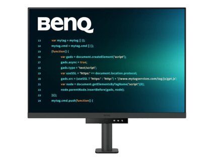 BenQ LCD LED RD280UA 28,2" IPS, 3840x2560, 5ms, DP, HDMI, 2xUSB-C, 3xUSB 3.2, Daisy Chain, pro programatory, Flexible arm, černá