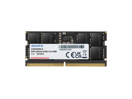Adata, SO-DIMM DDR5, 8, 5600MHz, CL46, 1x8GB