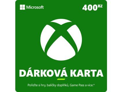 Xbox Gift Card CS Digital Code RGB 400CZK