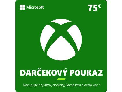 Xbox Gift Card SK Digital Code RGB 75EUR