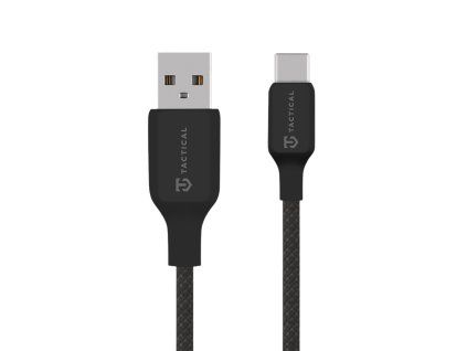 Tactical Stitch Thread Cable USB-A, USB-C 1m Black