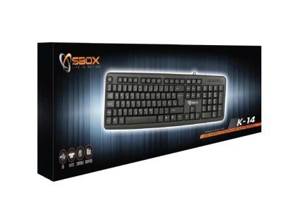 SBOX K-14 USB Klávesnica SK, CZ