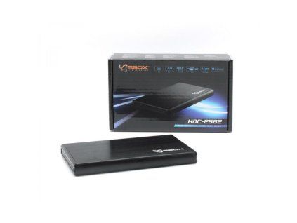 SBOX 2,5" HDD Case HDC-2562 , USB-3.0 Black