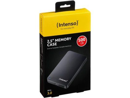 INTENSO 500GB MemoryCase 2,5" USB3.0 čierny