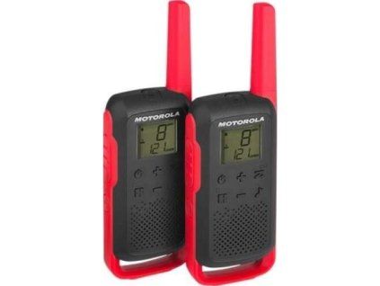 MOTOROLA T62 WALKIE TALKIE Red 2ks