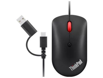 LENOVO myš drátová ThinkPad USB-C Wired Compact Mouse