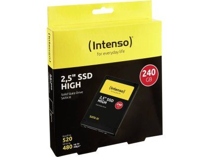 INTENSO SSD HIGH 240GB 2.5", SATA3, 7mm