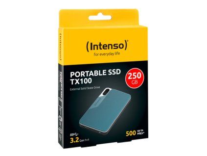 INTENSO TX100, Externý SSD disk, 250GB