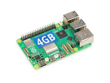 PC Raspberry Pi 5, 4GB, WiFi, BT, 1000Mbps