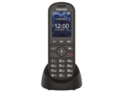 MAXCOM Telefón COMFORT MM39D SE, čierny