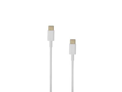 SBOX Kábel USB-C samec, USB-C samec, 1.5m, biely