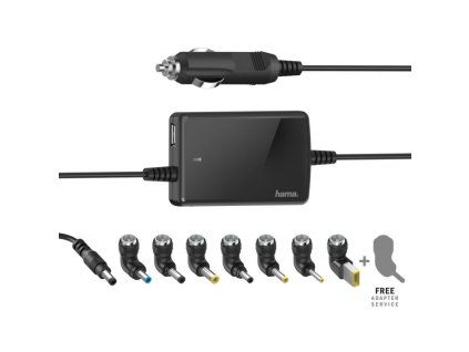 HAMA Adaptér pre notebooky 15V-19V, 70W, slim