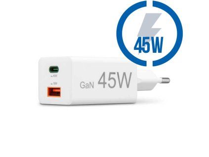 HAMA Rýchlonabíjačka, USB-C, A PD, QC 45W