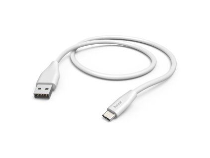 HAMA Kábel USB-A, USB-C, 1,5m, biely