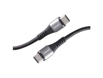INTENSO C315C, Kábel USB-C, USB-C, 1,5m, čierny