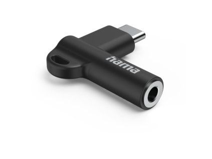 HAMA Audio adaptér, USB-C samec, Jack 3.5mm samica