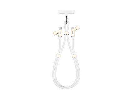SBOX LANYARD Kábel USB-C, USB-C, 60W, 1.5m, bie