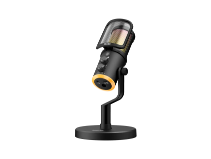 GENIUS mikrofón MIC-S400U, čierna