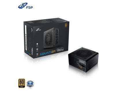 ADVAN GM 2M2 Black 750W icons logo s