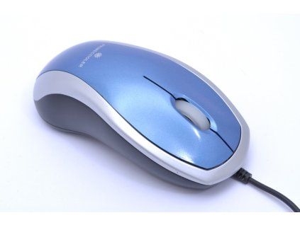 Primecooler/Kancelárska/Optická/800 DPI/Drôtová USB/Svetlo modrá