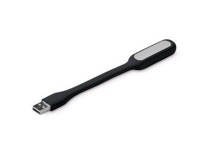 USB lampička na notebook C-TECH UNL-04, flexibilná, čierna