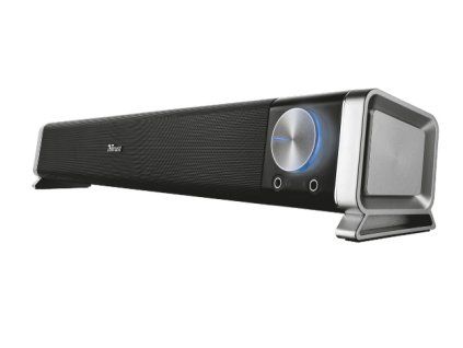 TRUST Asto, Stereo, 12W, Čierna-strieborná