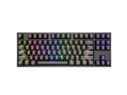 klawiatura thor 404 black 2 tecza s