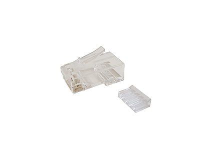 Konektor RJ45 CAT6 UTP 8p8c pre drôt, 100ks