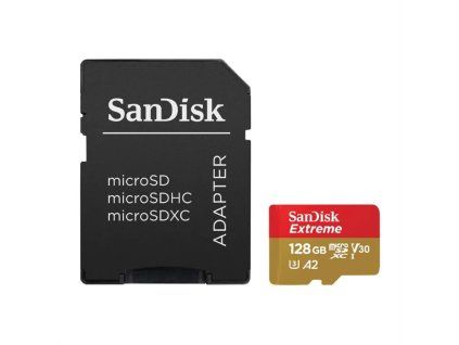 SanDisk Extreme SDXC 128GB 190MB, s V30 + ada