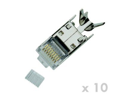 DATACOM konektor RJ45 STP CAT7(6A) 8p8c drôt(10ks)