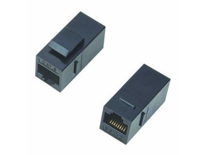 DATACOM Spojka panel UTP 2 x RJ45 (8p8c) Cat5e, priama, plast