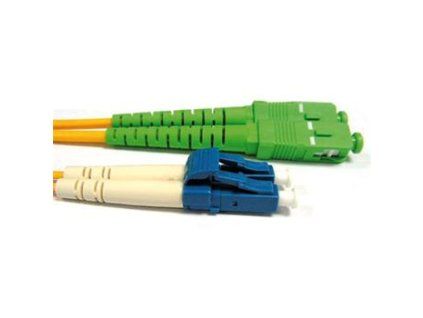 Patchcord FO duplex LC-SC/APC 9/125um SM, 0,5m, OS2
