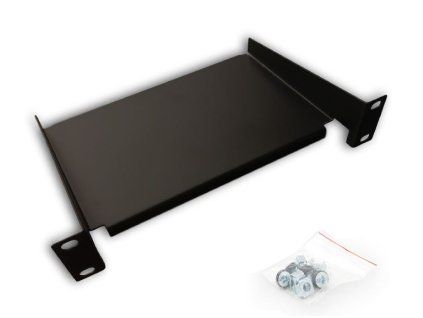 DATACOM 10'' Polica 160mm 1U čierna