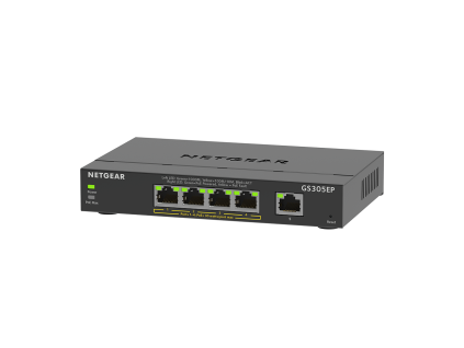 NETGEAR 5PT GE PLUS SWCH W/POE+