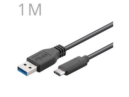 CABLE KU31CA1BK USB3.1 Typ C, male - USB 3.0